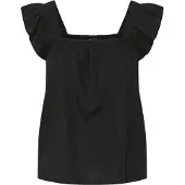 Pieces Bluse Pia 17154740 Schwarz Regular Fit