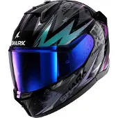 Shark D-skwal 3 Blast-r Integralhelm Schwarz XS Schwarz XS