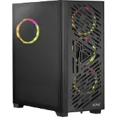 ADATA XPG LANDER 501, Midi Tower, PC, Schwarz, ATX, EATX, ITX, micro ATX, SPCC, Gehärtetes Glas, 16,7 cm