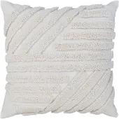 House Nordic | Dekokissen Albany Weiß Polyester 45x45x10 cm | NADUVI