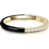 Glanzstücke Ring - Sterling Silber Ring Zirkonia - Gr. 48 - in Gold - für Damen