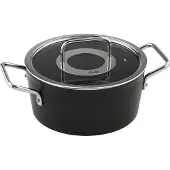 Fissler Adamant / Aluminium-Kochtopf (Ø 20 cm, 2,7L) Töpfe-beschichtet mit Glas-Deckel, antihaftend - Induktion