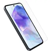 Otterbox 9H Gehärtetes Glas Displayschutz für Samsung Galaxy A55 5G - Glasklar - für Super AMOLED Smartphone - Sturzsicher, Kratzfest, Resistent gegen Fingerabdrücke, Bruchsicher, Bruchfest, Wischfest
