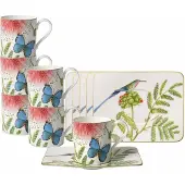 Villeroy & Boch Amazonia Kaffeetassen mit Untertassen