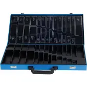 Format Metallkassette leer blau