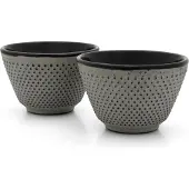Bredemeijer Teetasse Asia Jang Betongrau 100ml (Set von 2)
