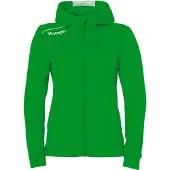 Kempa Player Kapuzenjacke Women - grün/weiß, Größe:M