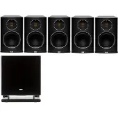 Elac BS 243.4 Carina Regallautsprecher - schwarz Seidenmatt - Paar