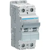 Hager Leitungsschutzschalter 2 polig 10kA B-Charakteristik 6A 2 Module