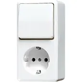 JUNG SCHUKO-Steckdose 676 A WW 676AWW