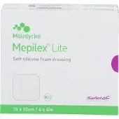 Mepilex Lite Schaumverband 10x10 cm steril 10 St Verband