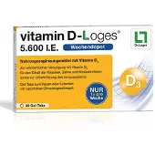 Dr. Loges + Co. GmbH vitamin D-Loges 5.600 I.E. Gel-Tabs, 30 St. Tabletten