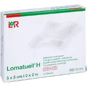 + Prisoma GmbH Lomatuell H Salbentüll 5x5 cm steril 10 St