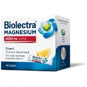 Biolectra Magnesium 400 mg ultra Direct Zitrone 40 St Pellets