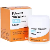 Blanco Pharma GmbH Folsäure Vitabalans 5 mg Tabletten 100 St