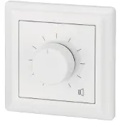 Monacor ATT-524PEU, Drehbarer Lautst?rkeregler, Wei?, 24 W, 80 x 66 x 80 mm, 230 g