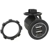 ACV USB Ladeadapter 12/24V USB-A 2x5V 2.1A Install.