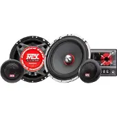 MTX Audio TX665S Lautsprecherset 16,5 cm 2-Wege 90W RMS 4O Aluminiumgehäuse Neodym-Hochtöner Seidenkuppelspule TSV TIL
