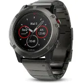 Garmin Fenix 5X saphirglas grau mit Metallarmband