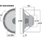 Monacor SP-38300NEO