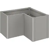Biohort Hochbeet klassisch Pflanzbeet Belvedere Midi Gr. L100 102 x 102 x 61 cm quarzgrau
