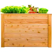 Westmann Klassik 100 Garten Hochbeet aus Holz Lärchenholz 100x65x66