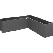 Biohort Hochbeet "BELVEDERE L-Form midi 2, verschiedene Farben" 201x201x61 cm, extrem langlebig, aus Metall