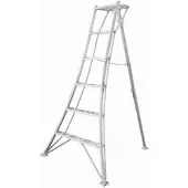 Niwaki , Aluminium 3-Holm-Gartenleiter (149x125x183 cm), aluminium