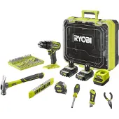 Ryobi RPD18-2C20TAH Akku-Bohrhammer 18V 2,0Ah inkl. Zubehörset und 2 x Akkus