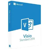 Microsoft Visio 2019 Standard | Vollversion | Windows | Produktschlüssel + Do...