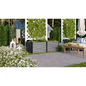 Vitavia Vitavia, Hochbeet "Linus 630", granit/ schwarz, 188 x 96 x 63 cm (L x B x H)