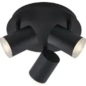Briloner LED Badleuchte Spotleuchte 3xGU10 IP44 5 W schwarz Metall-Kunststoff