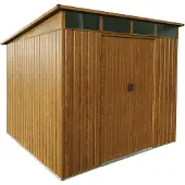 Pergart Gerätehaus "Lübeck 89" holzoptik 5,98 m²