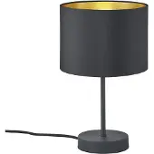 TRIO - Tischlampe HOSTEL - Schwarz - 20x20x33 cm