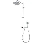 Breuer Duschsäule inkl. Thermostat Aquamaxx 340 Kopfbrause rund chrom 9263008000099