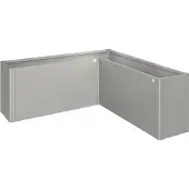 Biohort Hochbeet "BELVEDERE L-Form maxi 2 m, verschiedene Farben" 201x201x77 cm, extrem langlebig, aus Metall