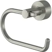 Lenz Toilettenpapierhalter »SCALA«, Nickel-matt, Montageart: Kleben oder Bohren - silberfarben