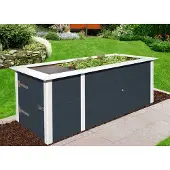 Weka Profi-Hochbeet 669, anthrazit/weiss B x T x H 217,6 x 91,7 x 81