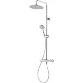 Schulte Duschsystem 'Rain III Modern Plus' mit Thermostat, rund, 110 cm