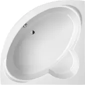 OTTOFOND Badewanne Pamir 151 x 151 cm weiß glänzend glatt 923001