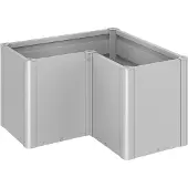 Biohort Hochbeet "BELVEDERE L-Form midi 1, verschiedene Farben" 102x102x61 cm, extrem langlebig, aus Metall
