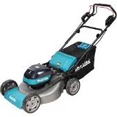 Makita Akku-Rasenmäher, 40 V max., 53 cm, 70 l, 1.900 W, inkl. Akku + Doppel-Schnellladeger.