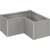 Biohort Hochbeet "BELVEDERE L-Form mini 1, verschiedene Farben" 102x102x45 cm, extrem langlebig, aus Metall