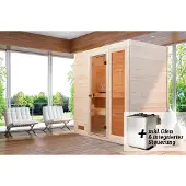 Weka Massivholz-Sauna VALIDA Gr. 3 Sparset 9,0 kW K inkl. integrierter Steuerung x B x T x H x 189 x 189 x 204