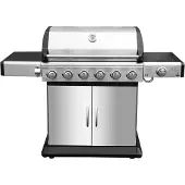 El Fuego Gasgrill / Grillwagen Deluxe 6+1 Brenner Grillfläche 80x41cm