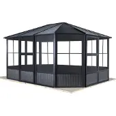 Sojag Charleston 1212 Metall Pavillon mit Seitenteilen 4x4 m