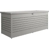 Biohort LeisureTime Box 200, Aufbewahrungsbox, Grau, Quarz-metallic, Rechteckig, Galvanisiertes Stahl, Einfarbig, Draußen