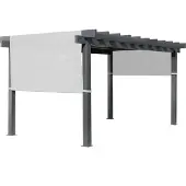 Sojag Yamba 1016 Metall Pergola mit Sonnensegel 3x5 m