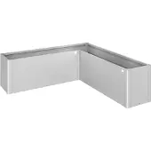 Biohort Hochbeet "BELVEDERE L-Form midi 2, verschiedene Farben" 201x201x61 cm, extrem langlebig, aus Metall