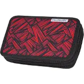 MCNEILL Federmäppchen Pencil Case with Three Compartments Zack rot